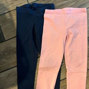 Two (2) Pairs of Toddler Girls Leggings